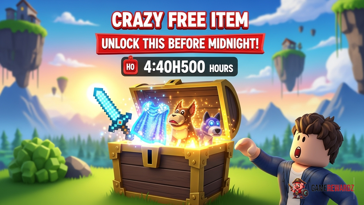 Roblox Crazy Free Item – Unlock This Before Midnight!